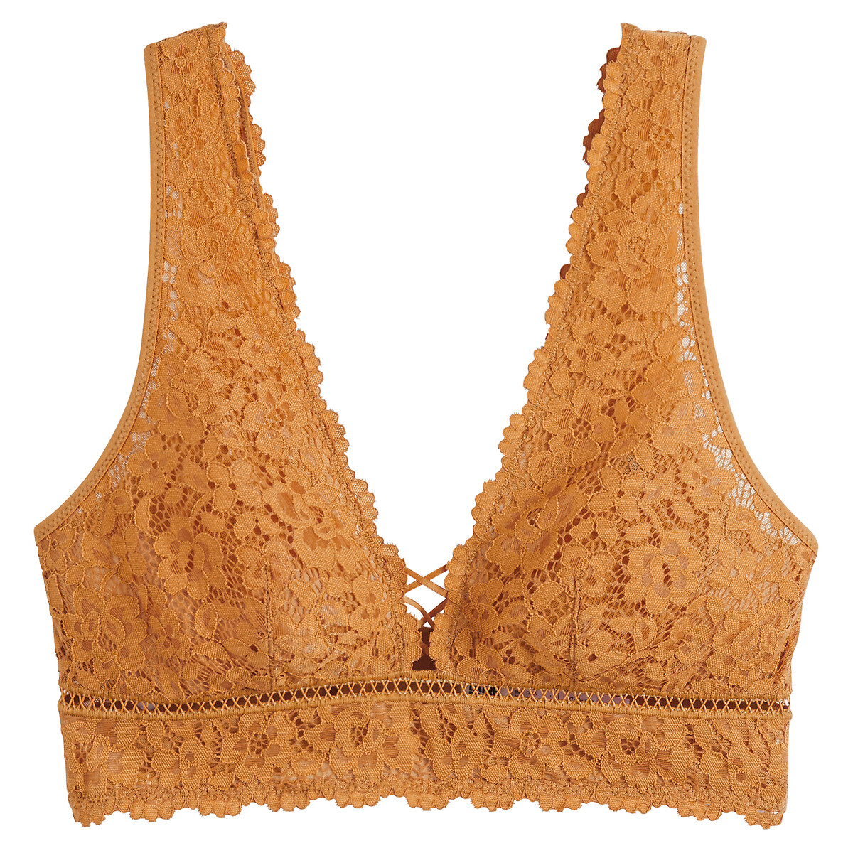 La Redoute Collections Signatures Girofle Bralette Women's Caramel 36B