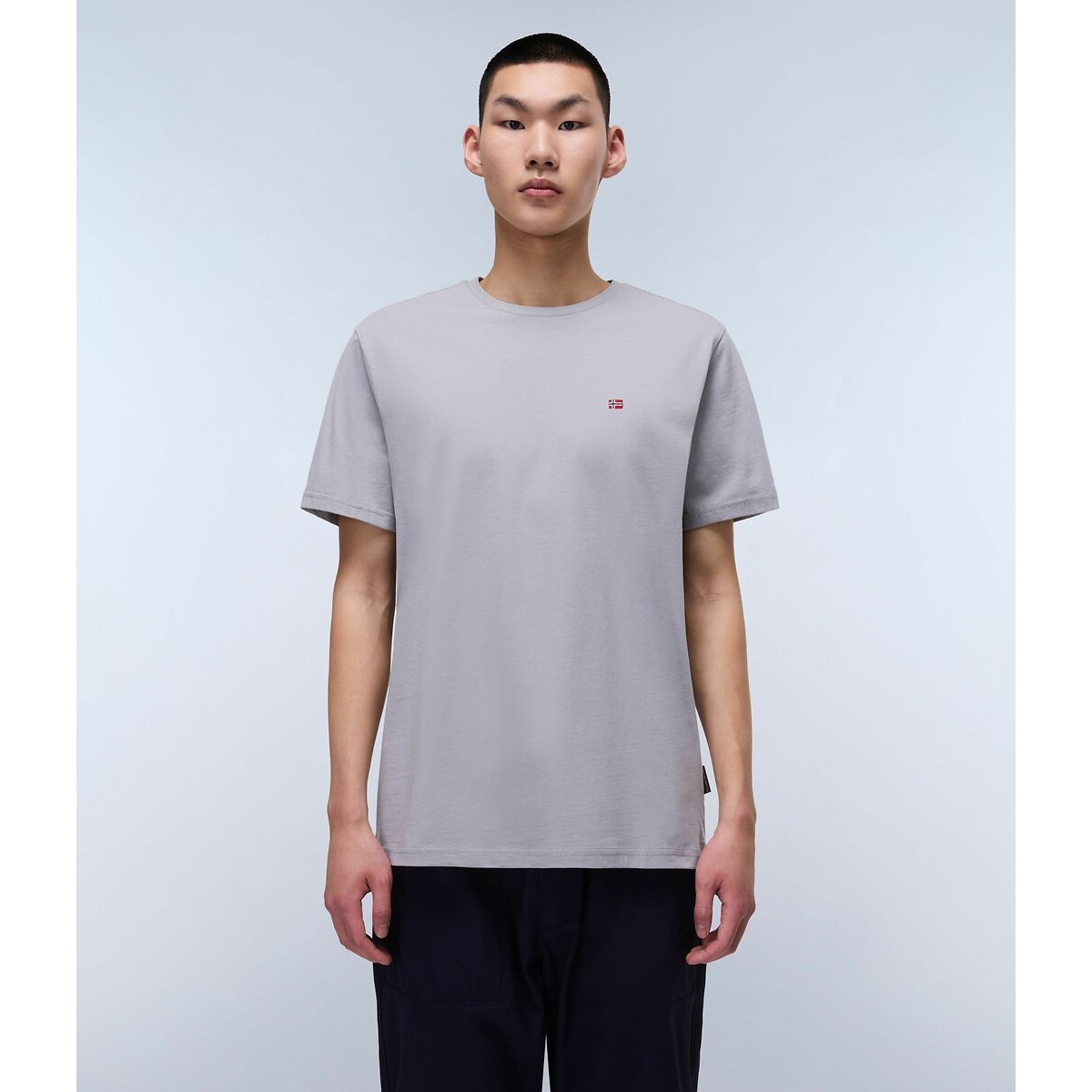Napapijri Grigio Cotton Men T-Shirt - XL - Image 2