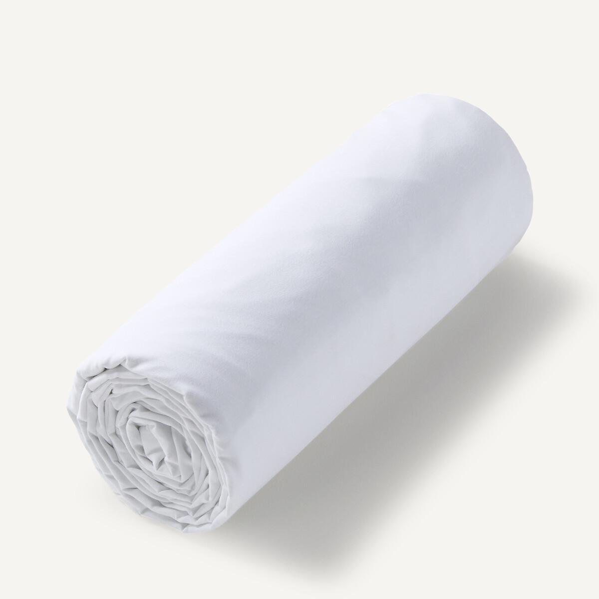 Am.pm Organic Cotton Voile Fitted Sheet Unisex Brilliant White Double (140X190cm)