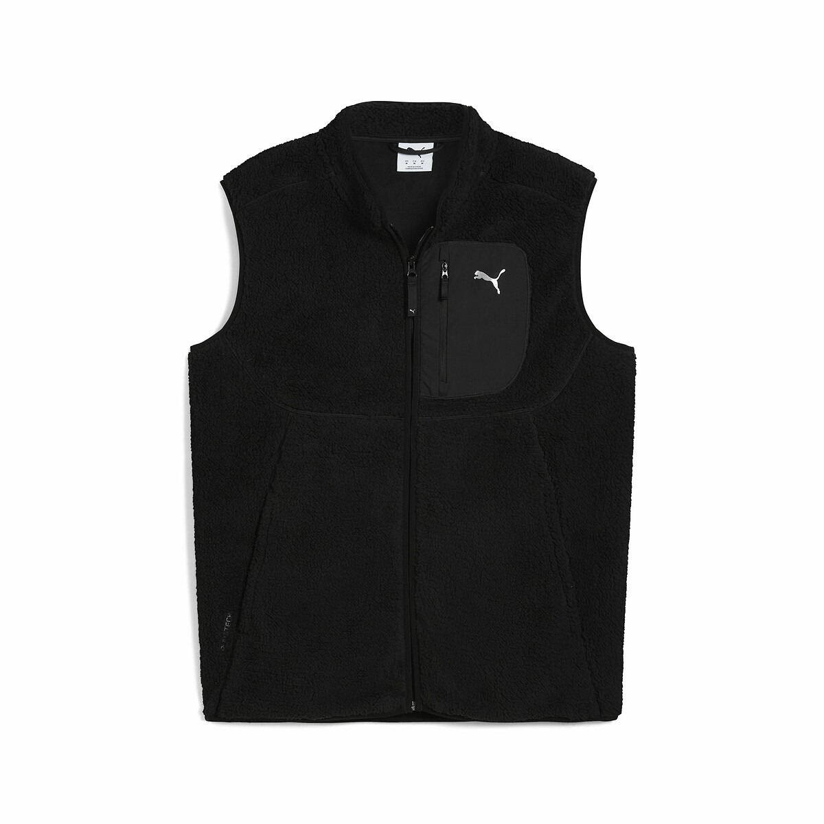 Veste polaire sans manches zippée
