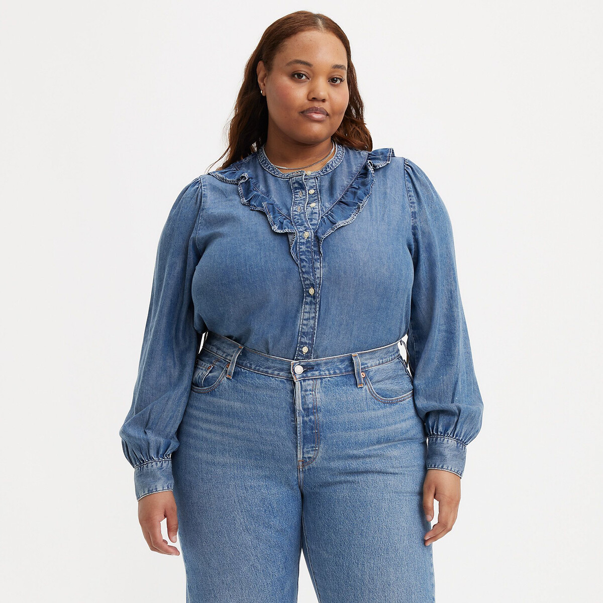 LEVI’S PLUS Blouse Carinna, lange mouwen