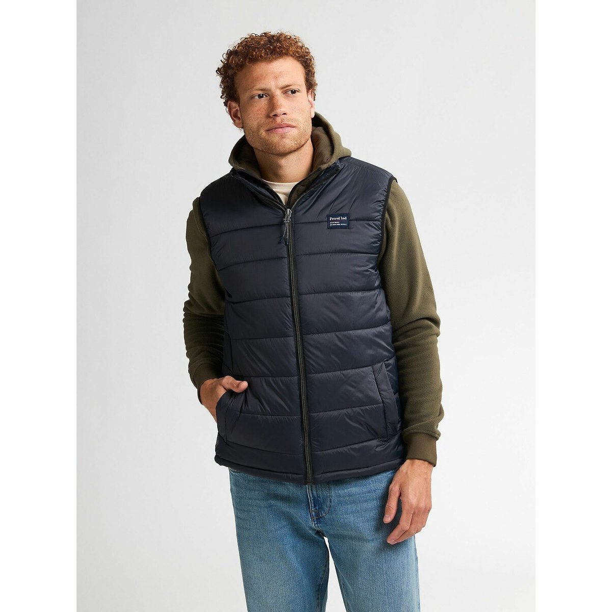 Petrol Industries Bodywarmer Met Opstaande Kraag