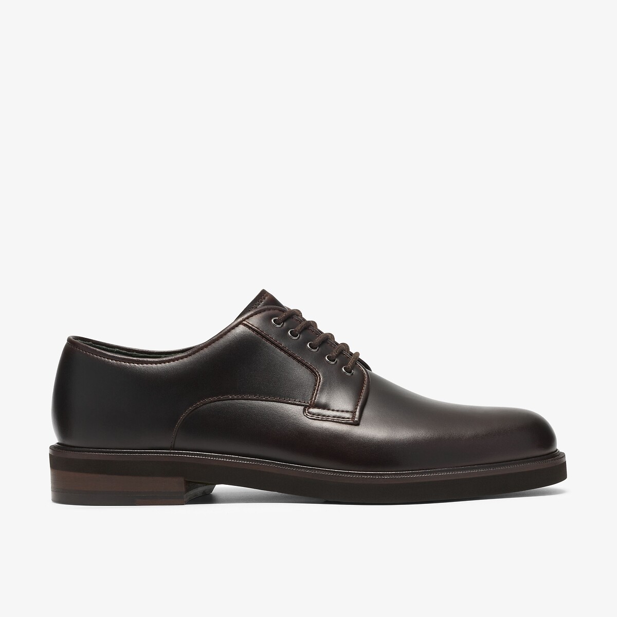 Clarks Zapatos Oxford de piel, CRAFTJAMES PM. Marrón