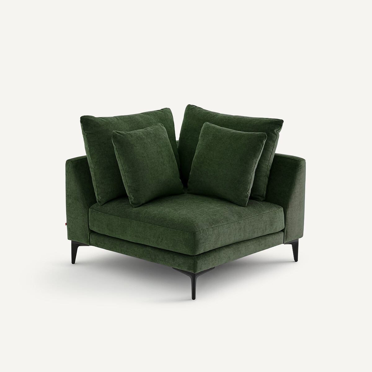 EMMANUEL GALLINA X AM.PM Hoekbank in polyestermix, MODERNISTE, ontwerp Emmanuel Gallina