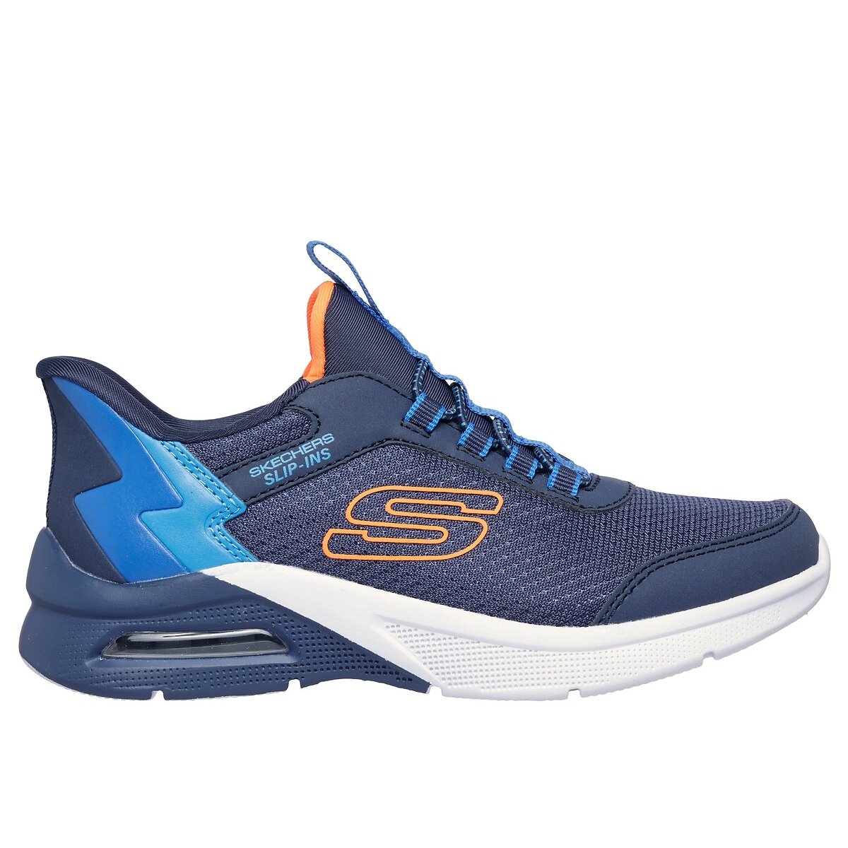 Kids Slip-Ins Trainers: Microspec Max Brisk-Stripe