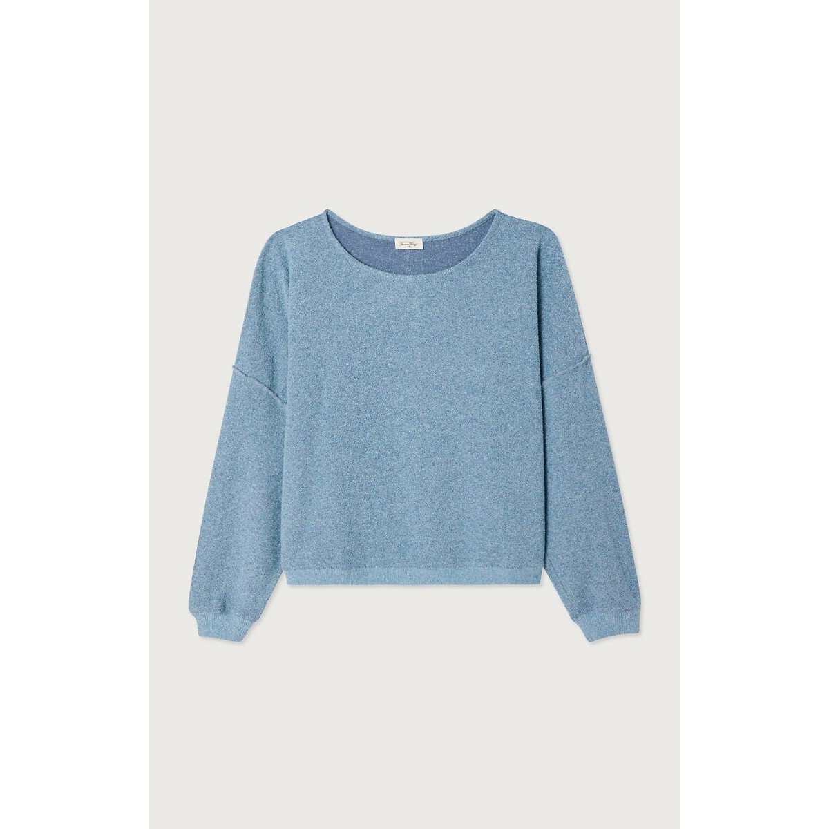 American Vintage Cluway Crew Neck Long Sleeve Sweatshirt Women's Blue Marl Extra Small