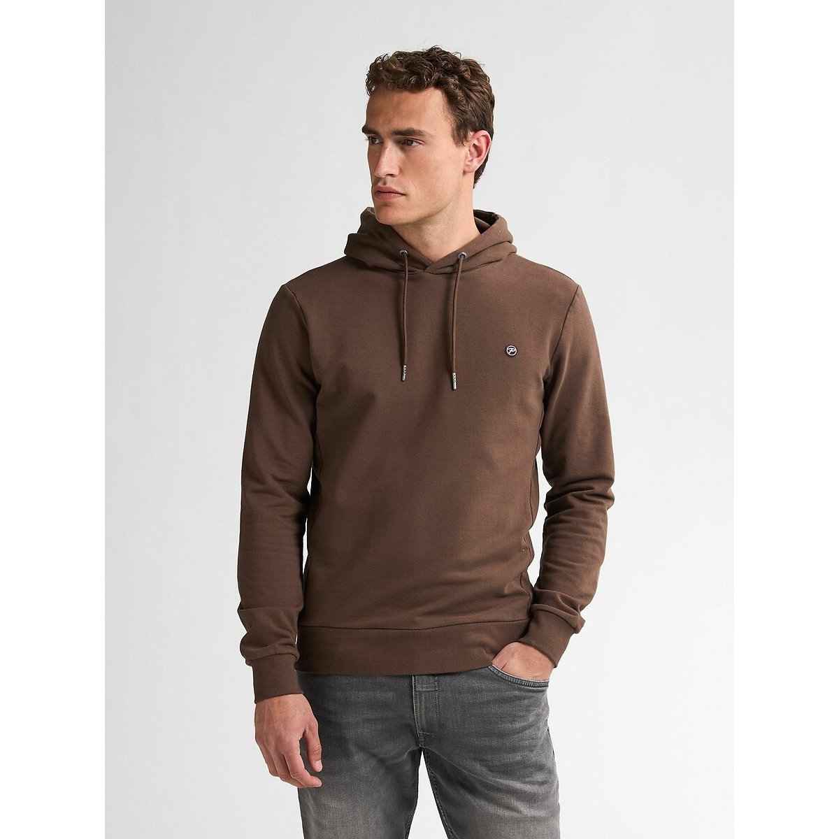 Petrol Industries Hoodie met geborduurd logo