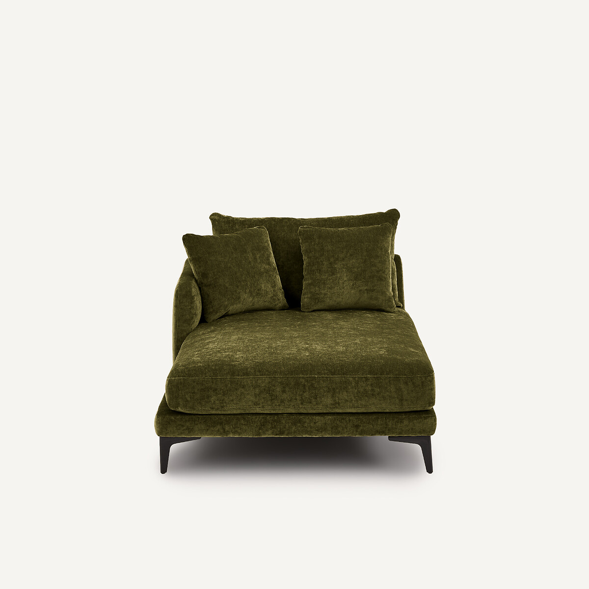 EMMANUEL GALLINA X AM.PM Longchair van fluweelmix, MODERNISTE, ontwerp Emmanuel Gallina