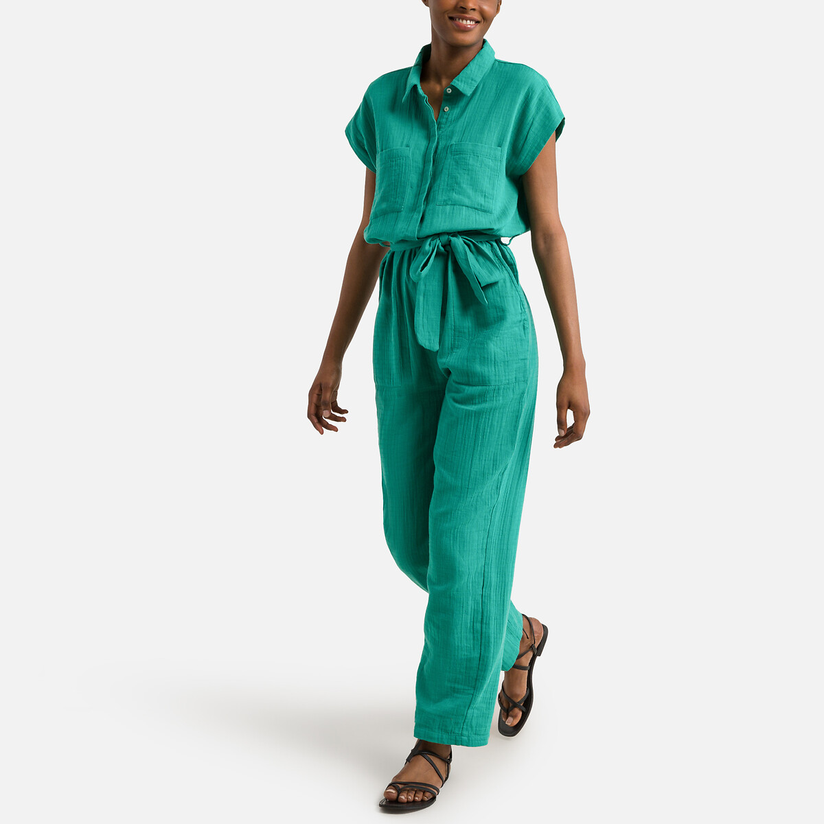 Vila Jumpsuit met korte mouwen