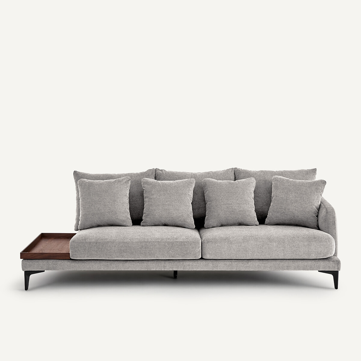 EMMANUEL GALLINA X AM.PM Halve bank met tafelblad, van polyestermix, MODERNISTE