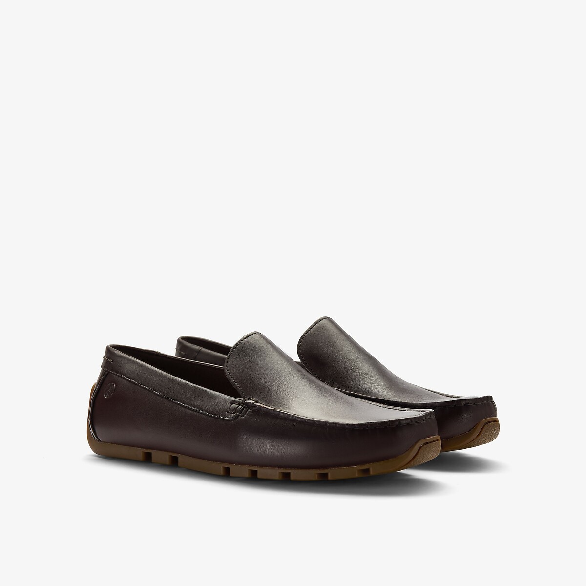 Clarks Corsley Bar Ultra Soft Leather Loafers Men's Dark Brown Size 44 (9.5)
