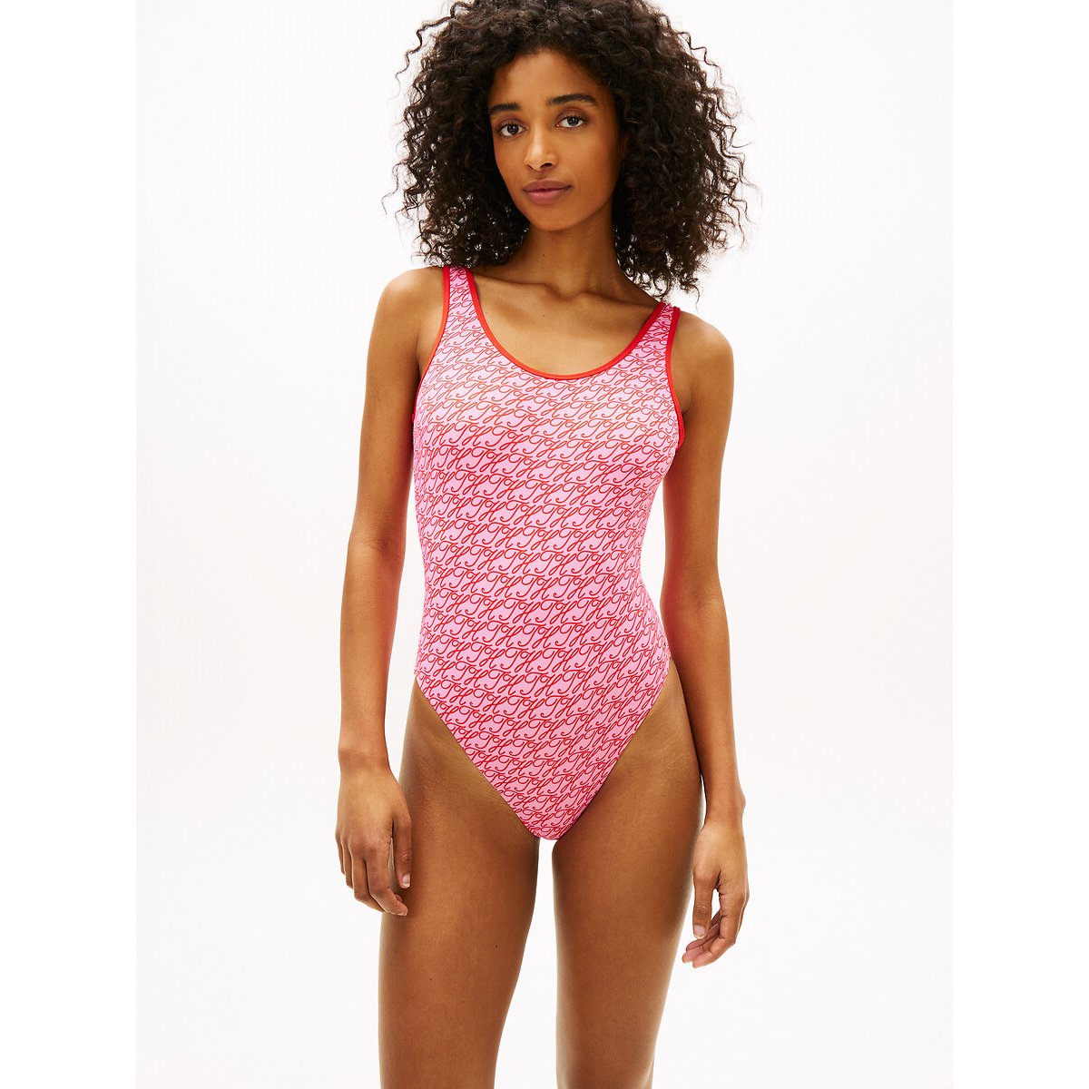 Tommy Hilfiger Th Essentials Swimsuit Women's Pink Medium
