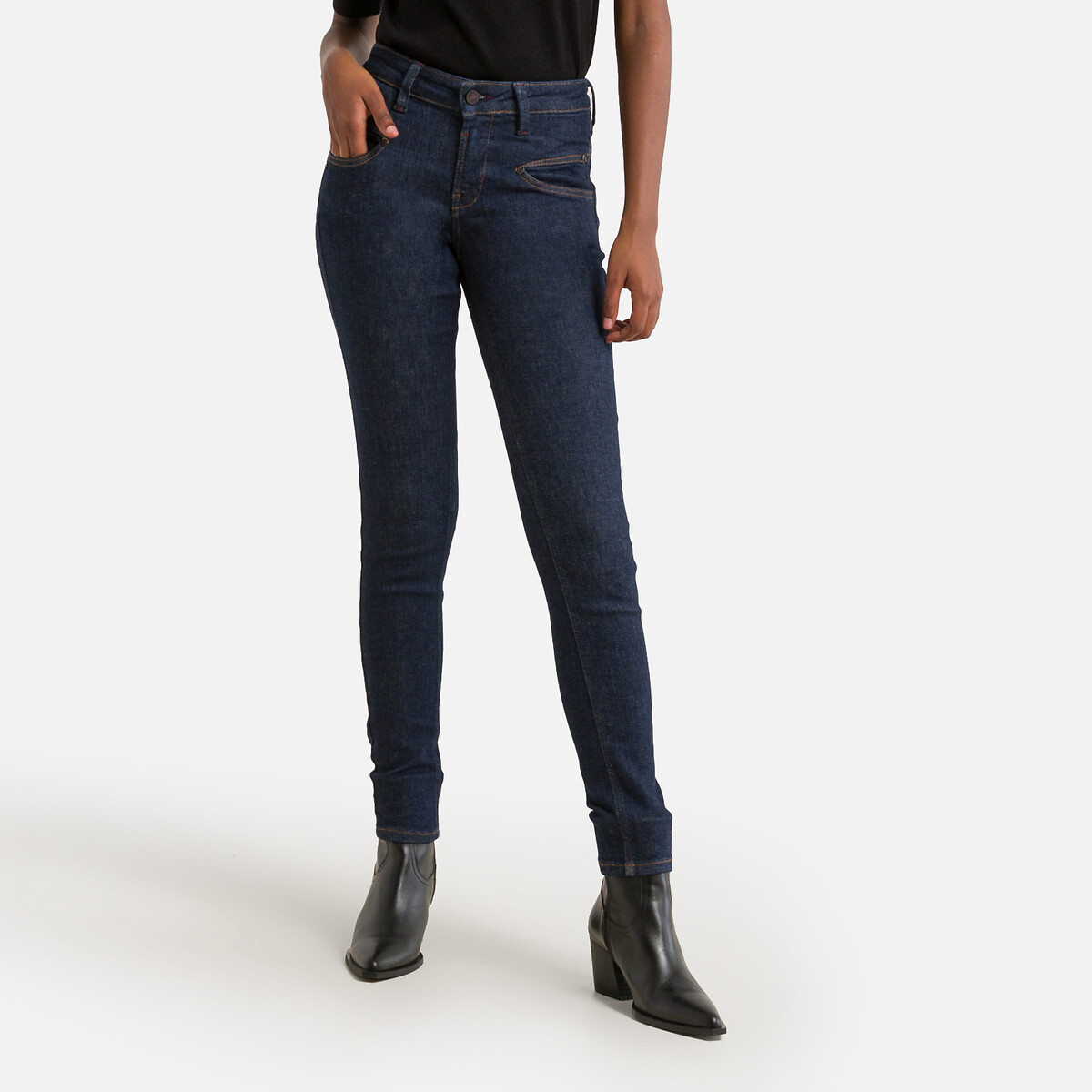 FREEMAN T. PORTER Slim jeans Alexa S-SDM, hoge taille