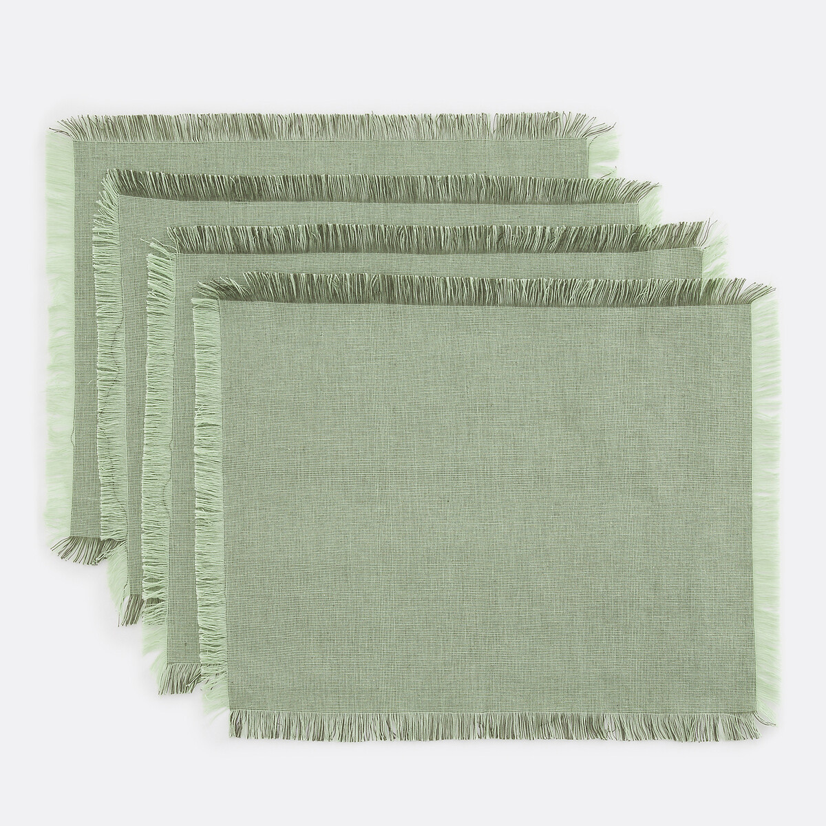 LA REDOUTE INTERIEURS Placemats in geweven-geverfd katoen, Navao