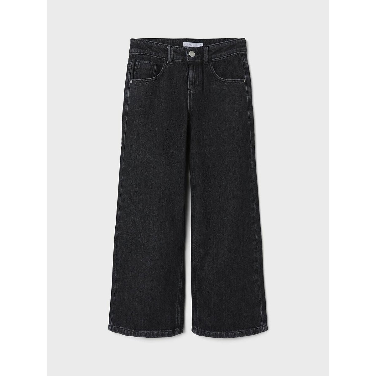 Name It Wide Leg Jeans Faded Black 9Y (132Cm)