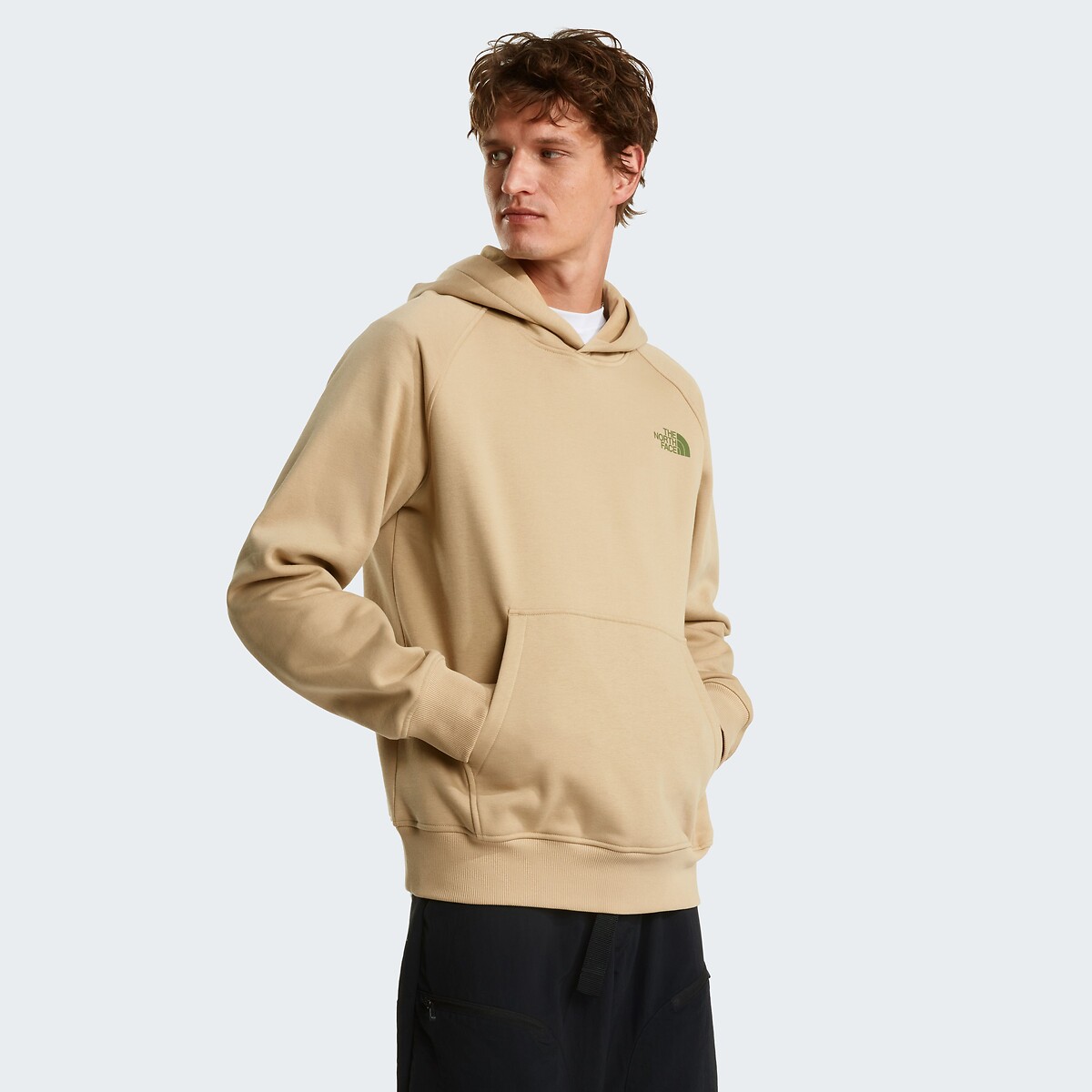 The North Face Sweatshirt In Brushed Fleece With Back Print Men's Beige Medium