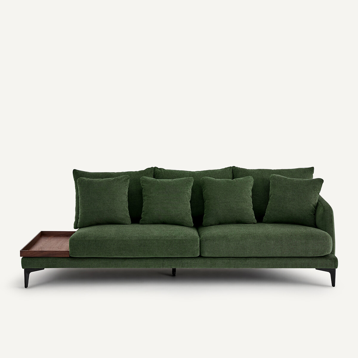 EMMANUEL GALLINA X AM.PM Halve bank met tafelblad, van polyestermix, MODERNISTE