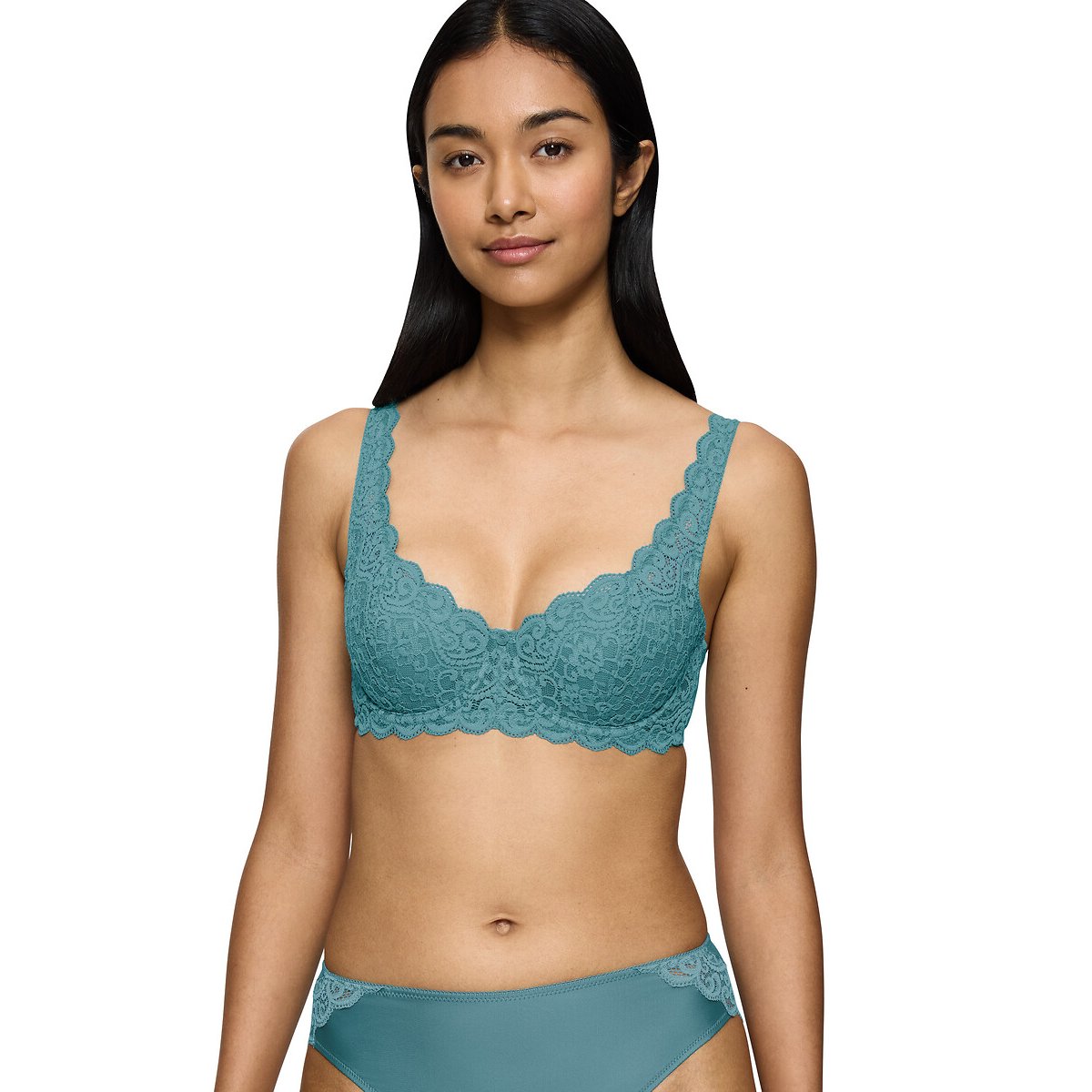 Triumph Amourette Padded Bra Women's Turquoise 34D
