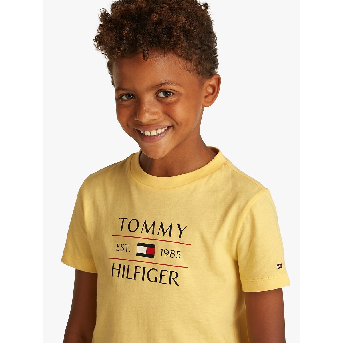 Tommy Hilfiger Yellow Short Sleeve T-Shirt 16Y (174Cm)