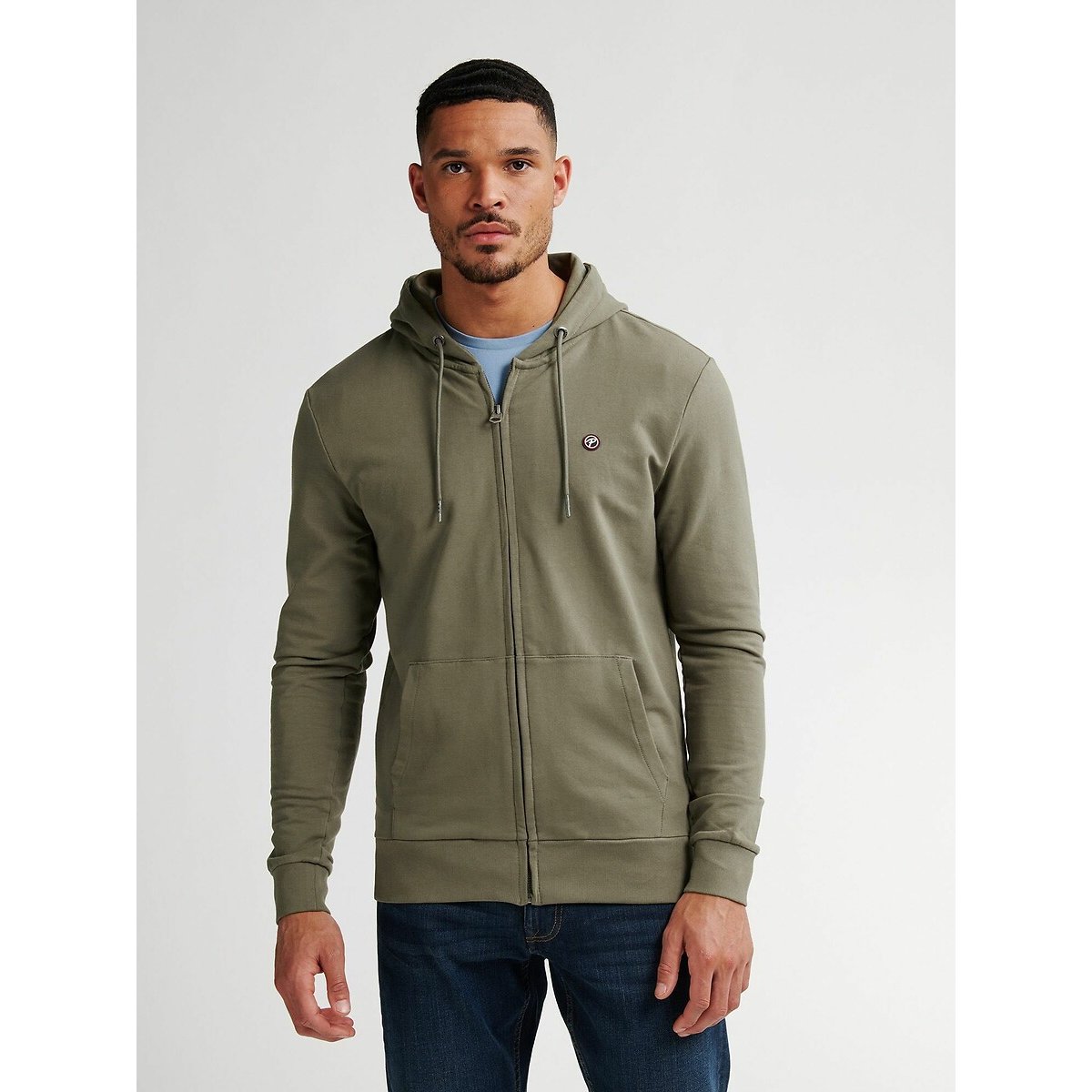Petrol Industries Zip-Up Hoodie Men's Green Xxl