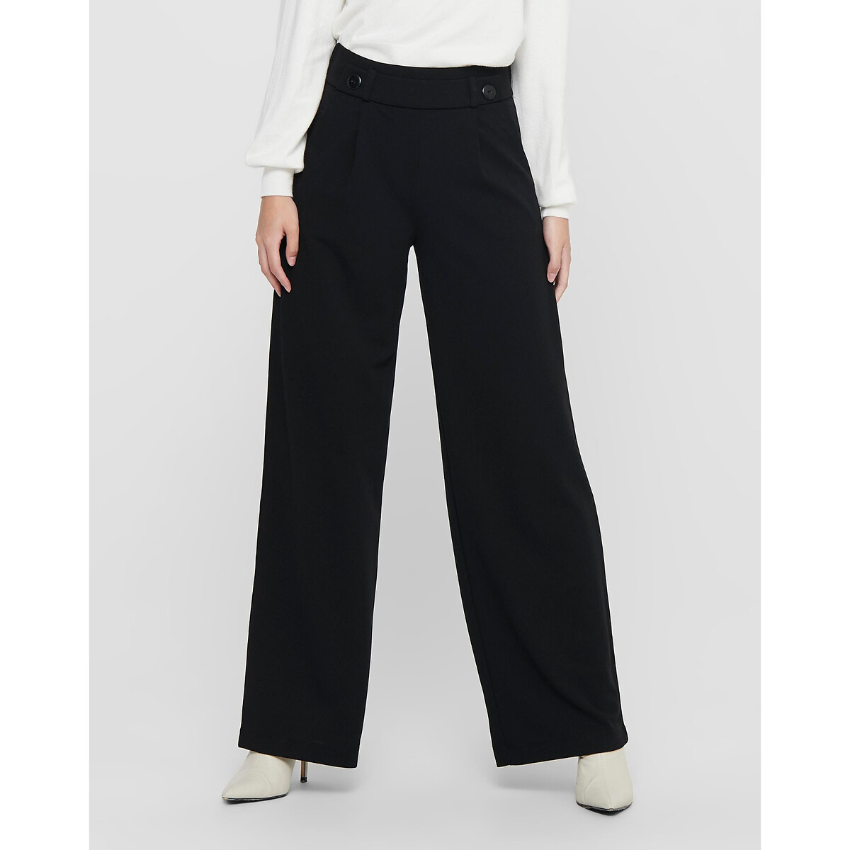 Wide Leg Trousers with High Waist