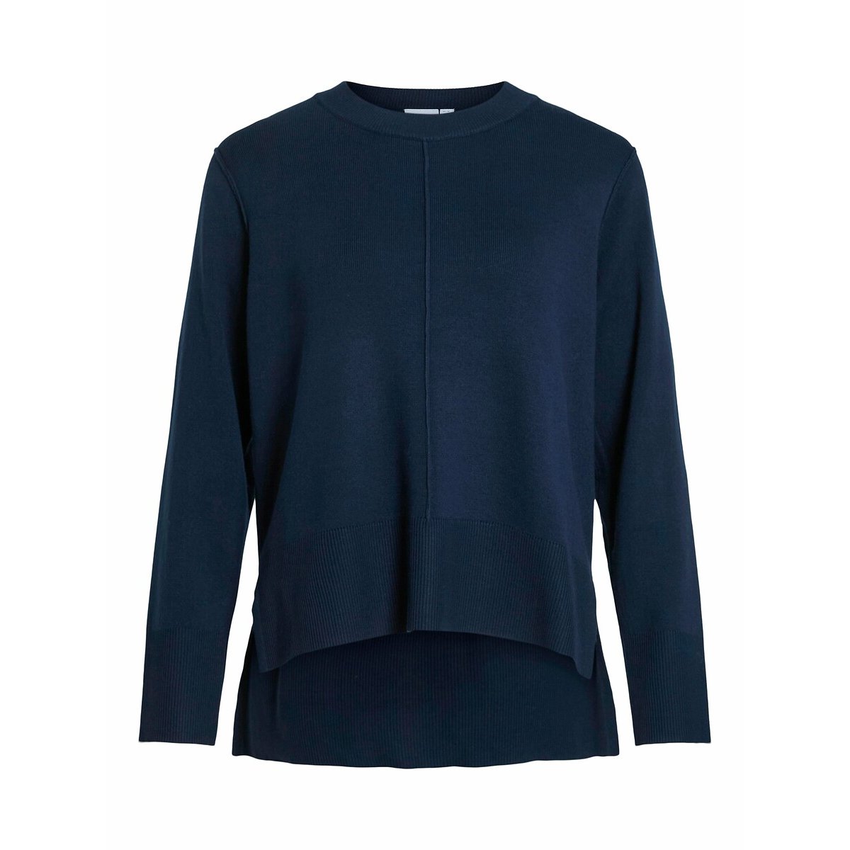 Vila Crew Neck Jumper Women's Navy Blue Small