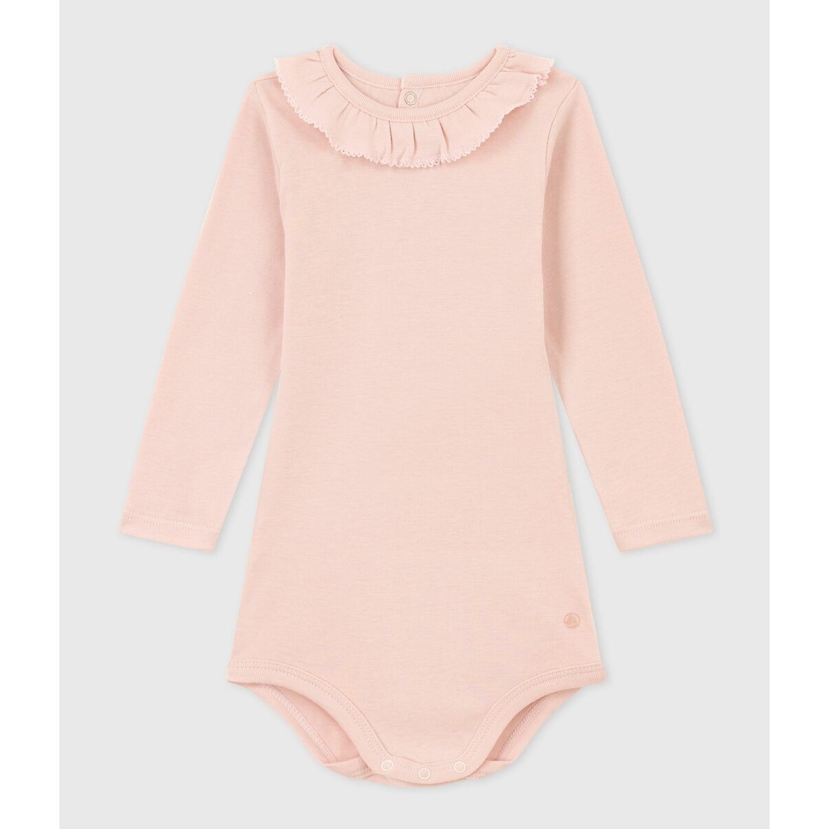 PETIT BATEAU Romper met lange mouwen en kraag