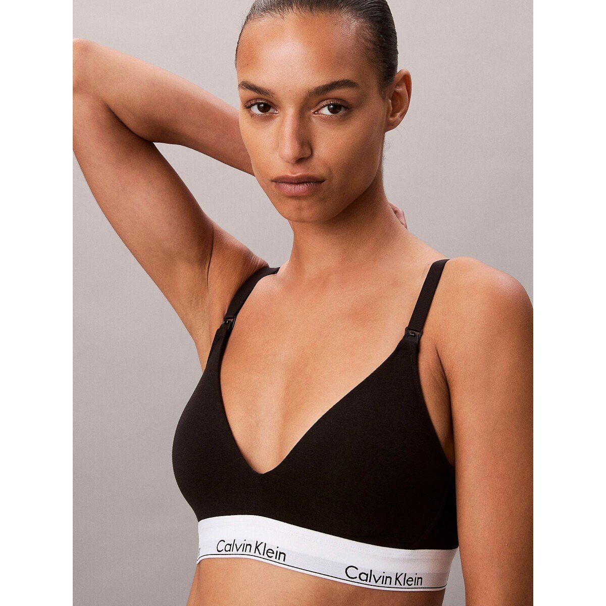 Calvin Klein Underwear Women's Black Maternity Triangle Bra Medium