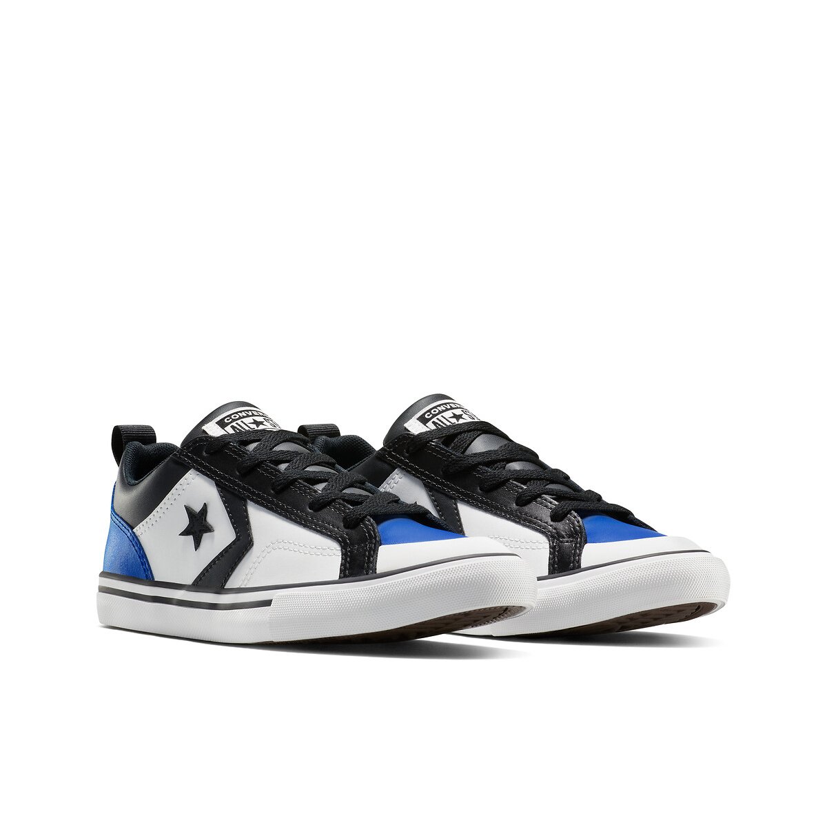 Converse Pro Blaze Archival Athletics Leather Trainers Black/White/Blue Size 37 (4) Kids