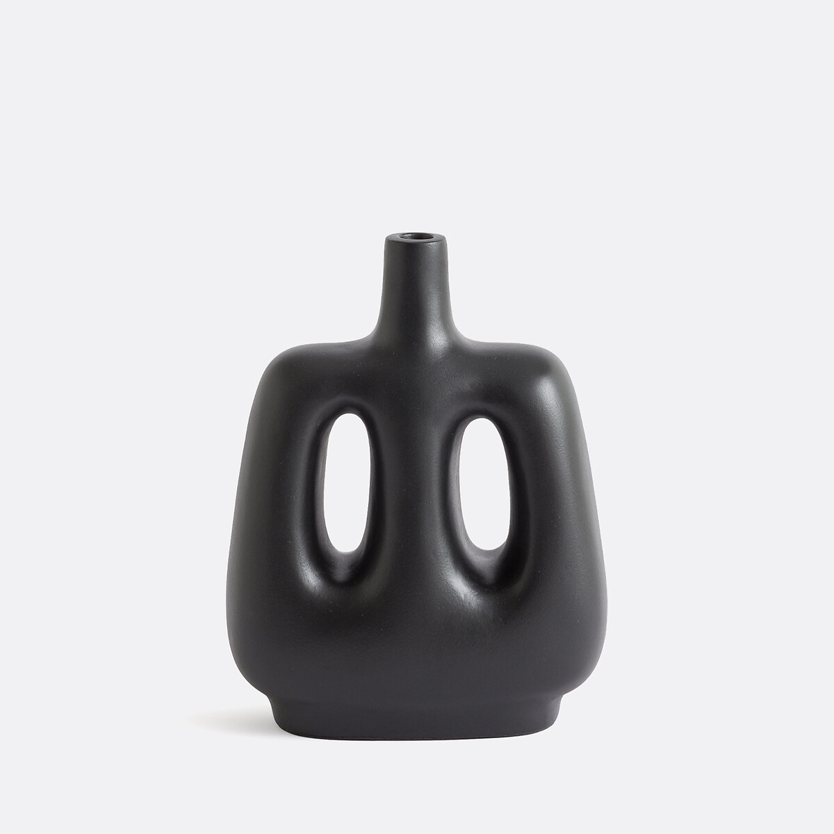 La Redoute Interieurs Mayala 30.5Cm High Terracotta Vase Unisex Black