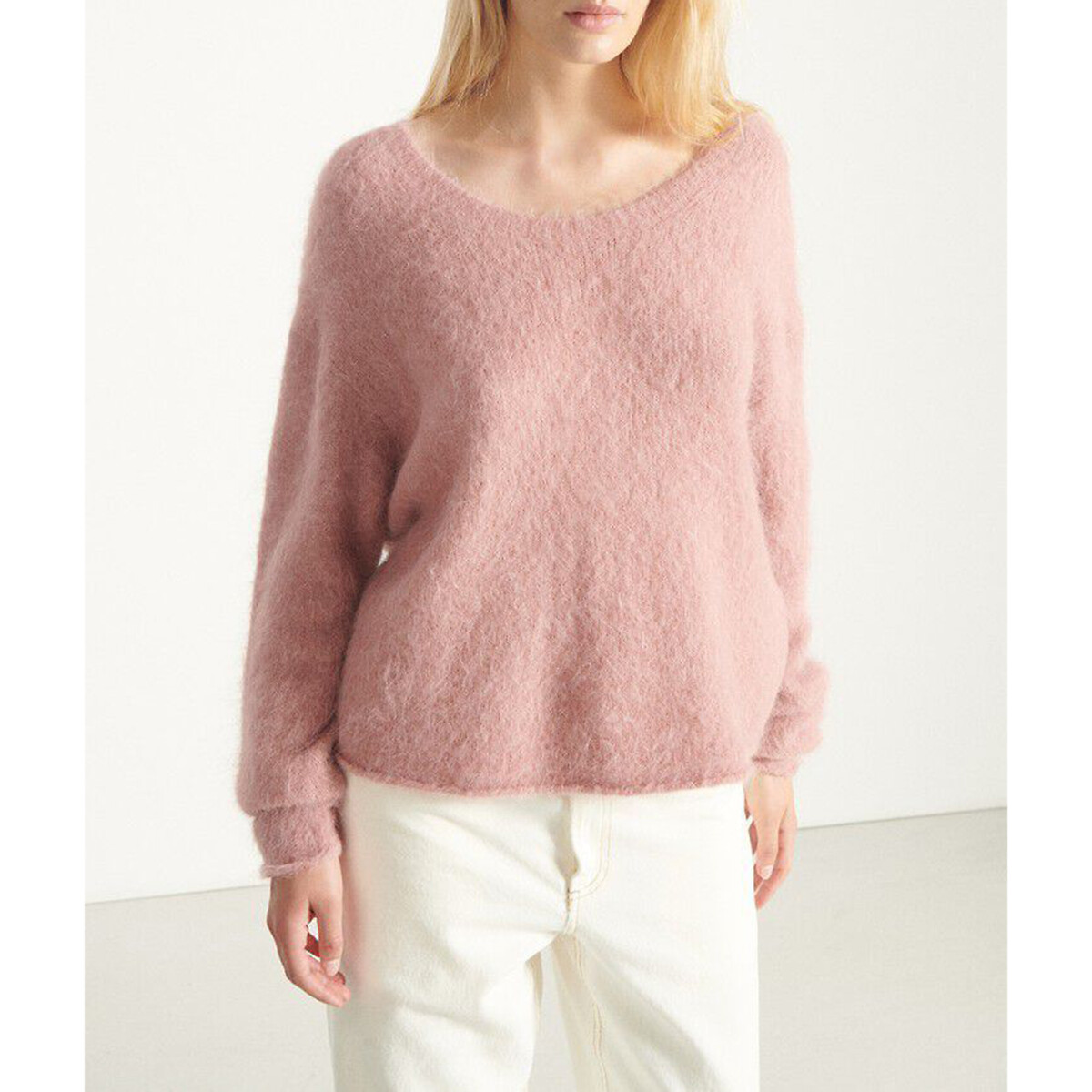 Pull col rond manches longues, NUNY