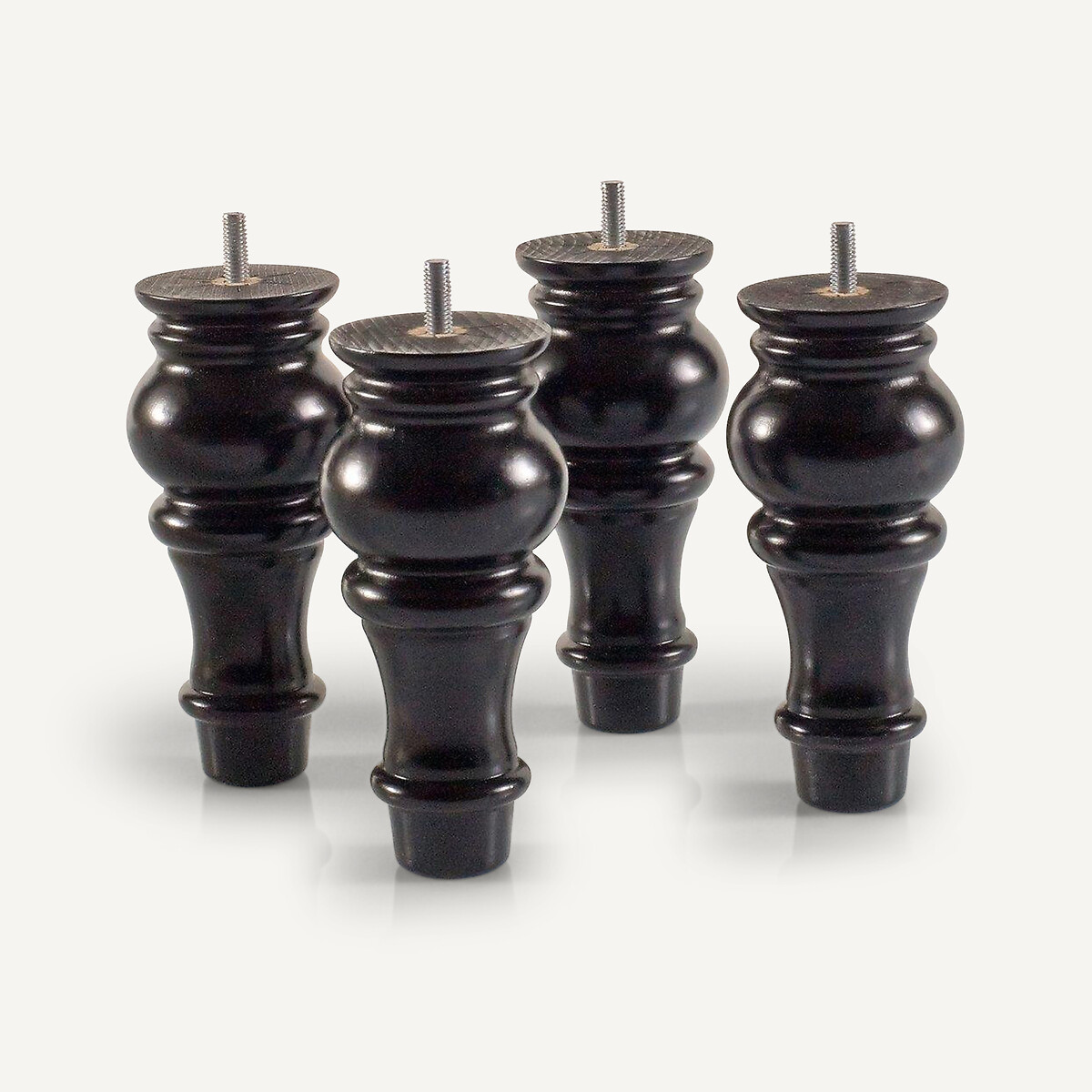 AM.PM Lote de 4 patas de somier Wigmore. Color
