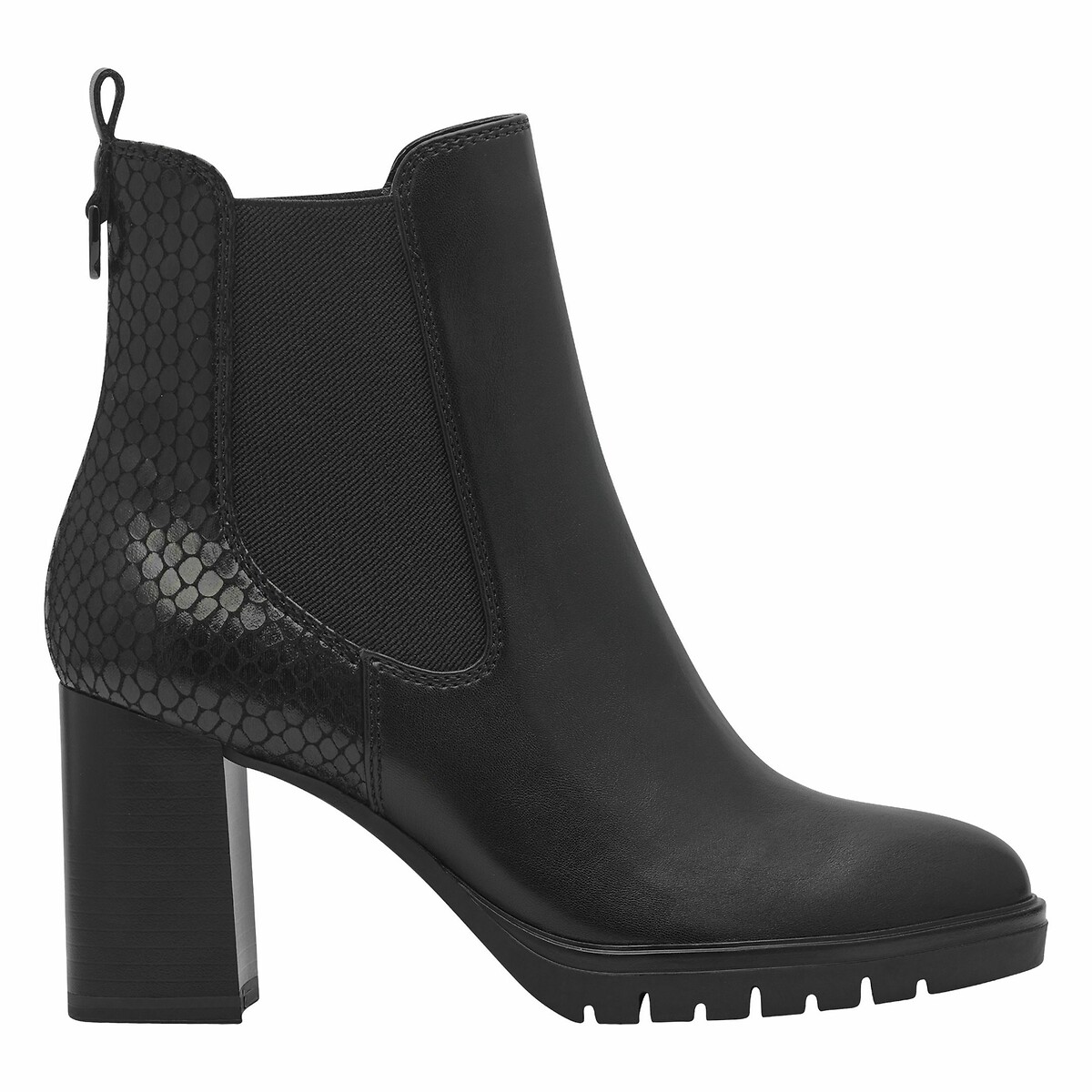 Tamaris Heeled Ankle Boots Women's Plain Black Size 36 (3.5)