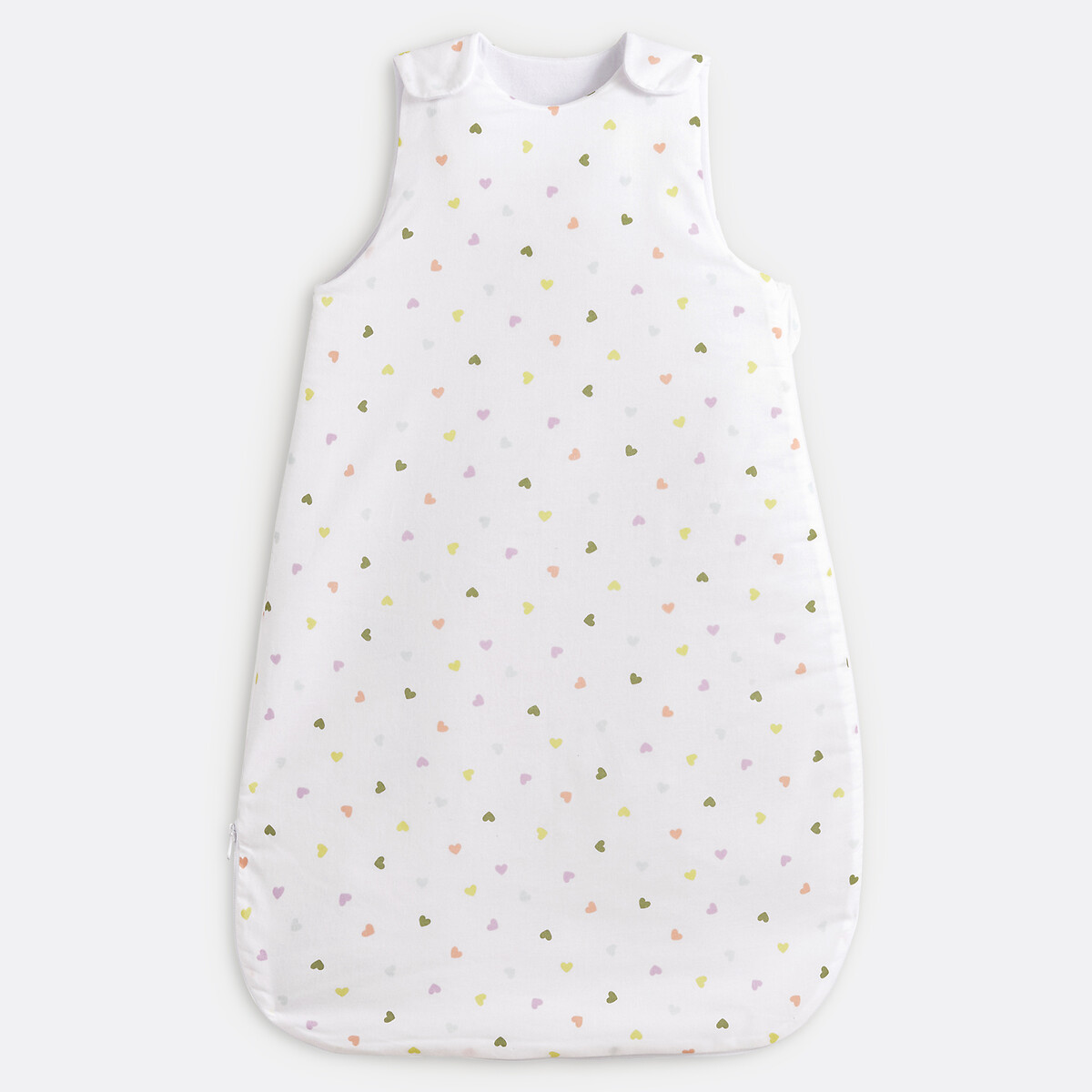 La Redoute Interieurs Scacco Organic Cotton Sleep Bag Heart Print 2Y (86Cm) Infant