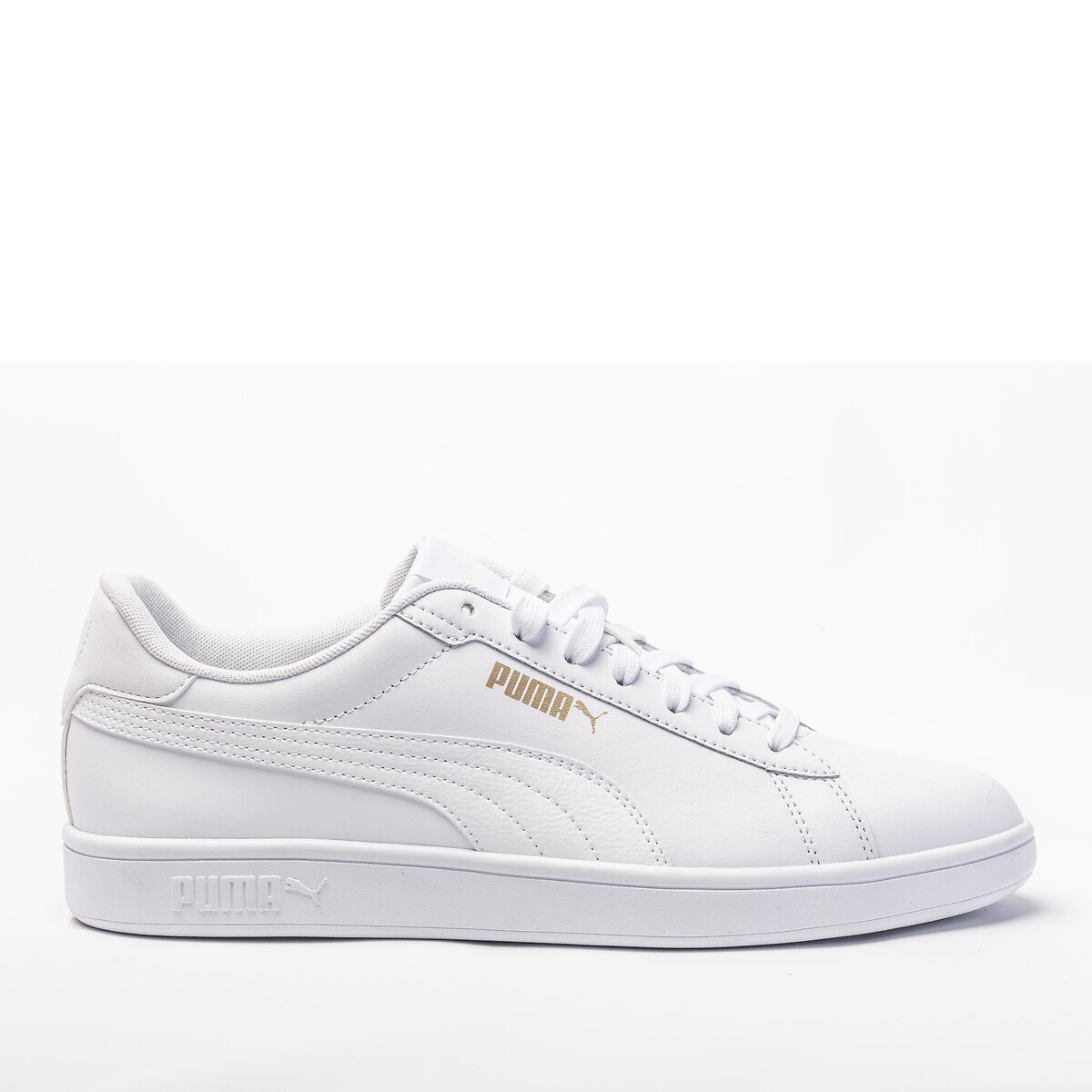 Puma Smash 3.0 Trainers In Leather Men's White Size 41 (7)