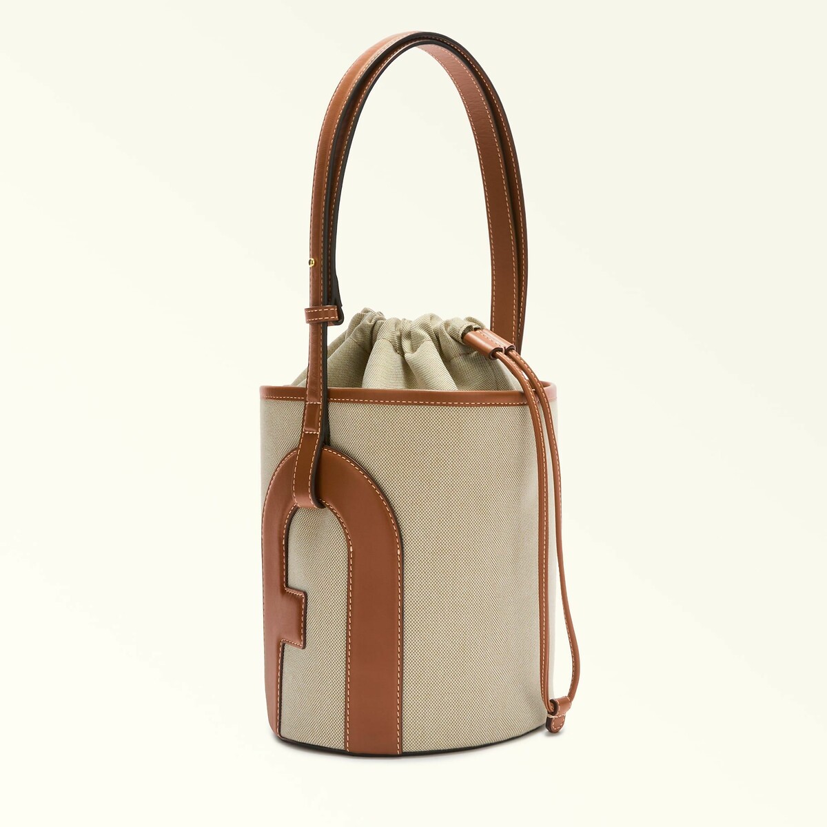 Furla Emmertas van canvas en leer, LIDO S