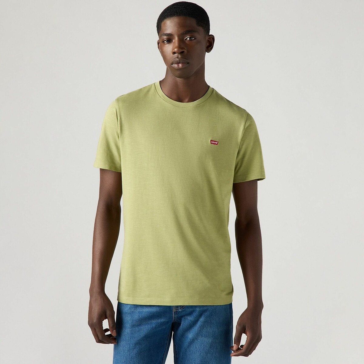 Levi's Crew Neck T-Shirt With Short Sleeves Men's Green Large