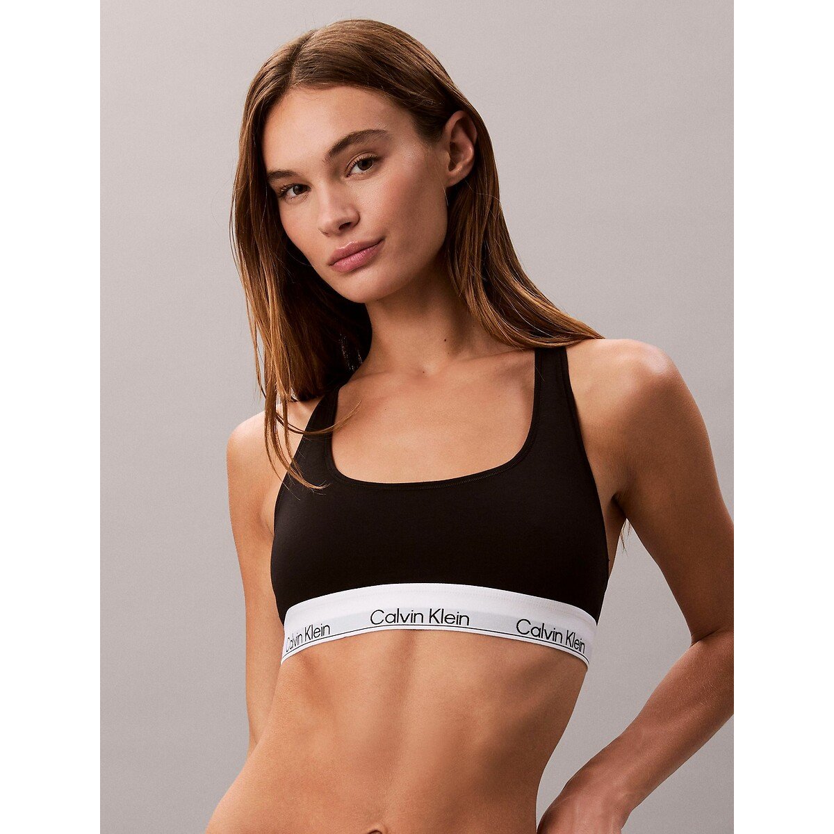 Calvin Klein Underwear Icon Cotton Modal Bralette Women's Black Large