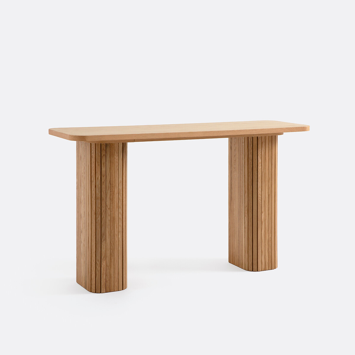 La Redoute Interieurs Latti Veneer Console Table Unisex Oak