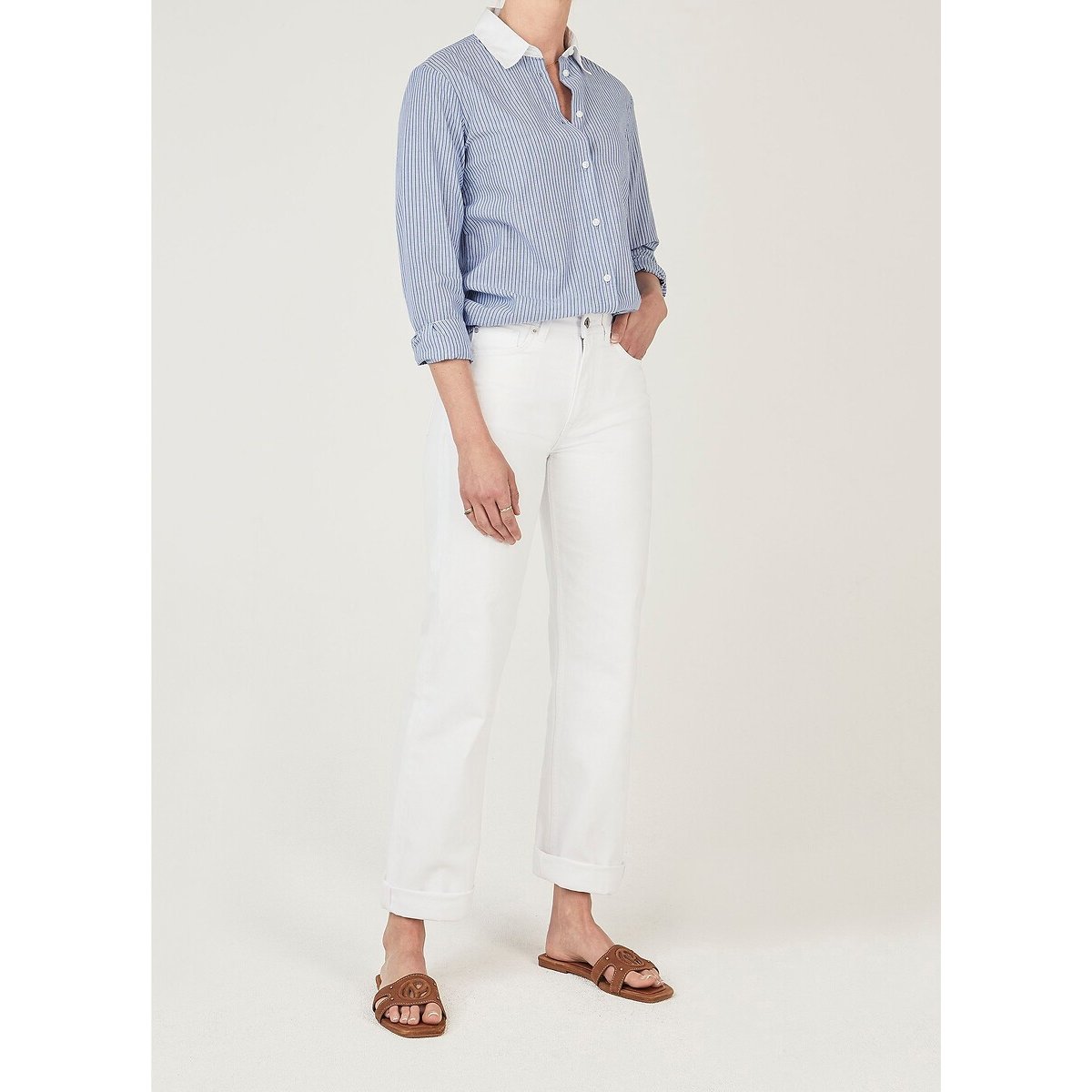 Pepe Jeans Robyn High Waist Straight Jeans Women's White W28 L32