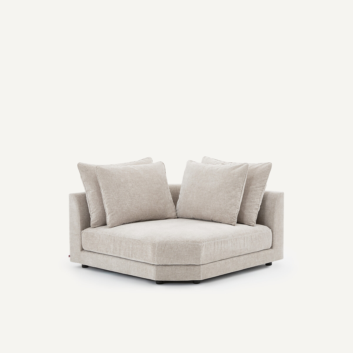 AM.PM Modulair hoekelement in chenille fluweel, TIBERIO