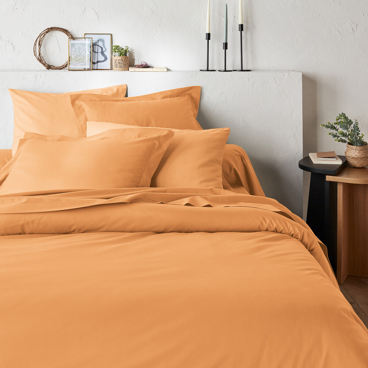 Drap Housse Uni Coton Bio, Bonnet 30cm, Scenario — vue 3