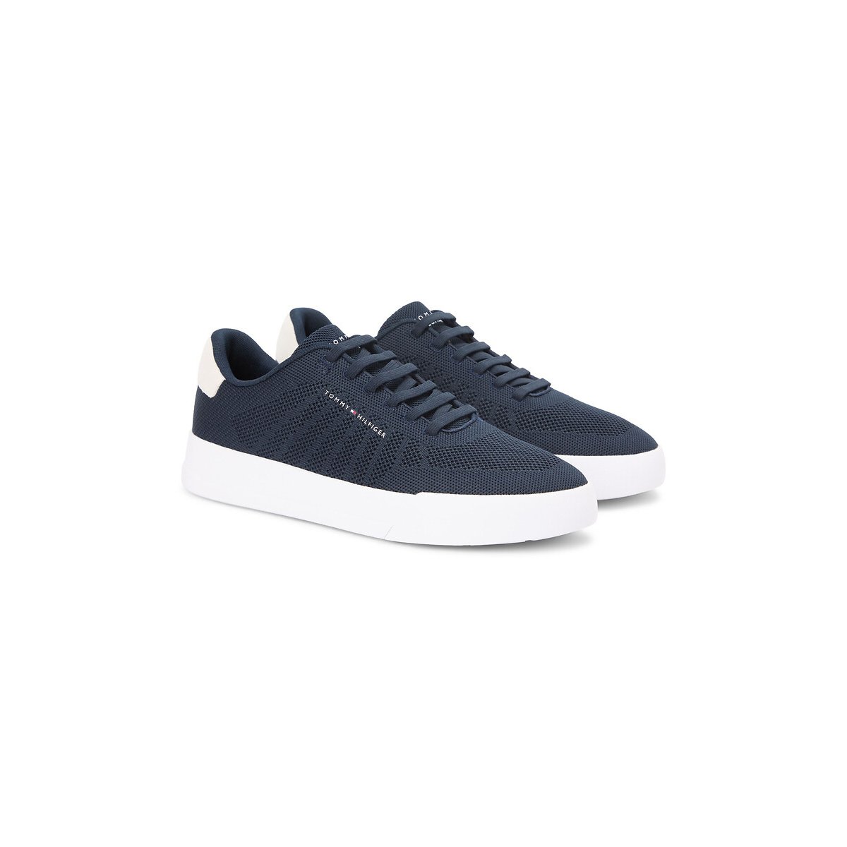 Tommy Hilfiger Th Court Knit Trainers Men's Navy Blue Size 41 (7)