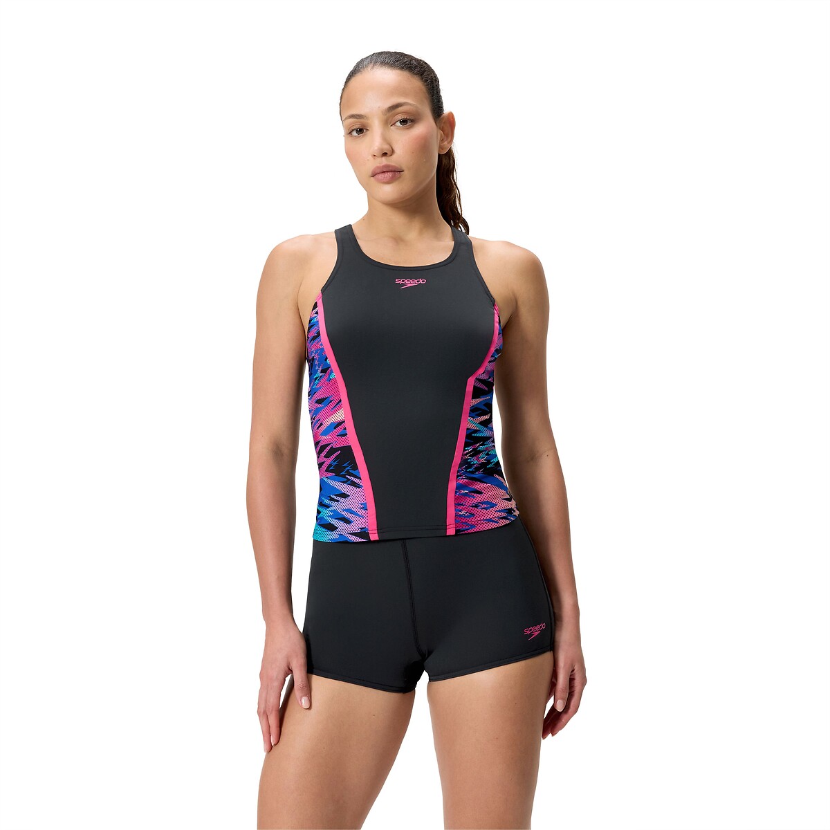Speedo Bañador de 2 piezas HYPERBOOM TANKINI. Talla 44. Color Rosa