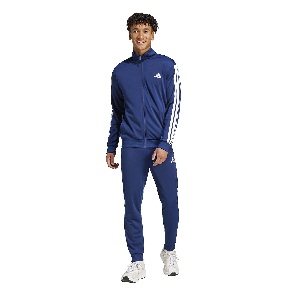 Adidas Sportswear Essential 3-Stripes Knitted Tracksuit Men's Navy Blue Extra Small