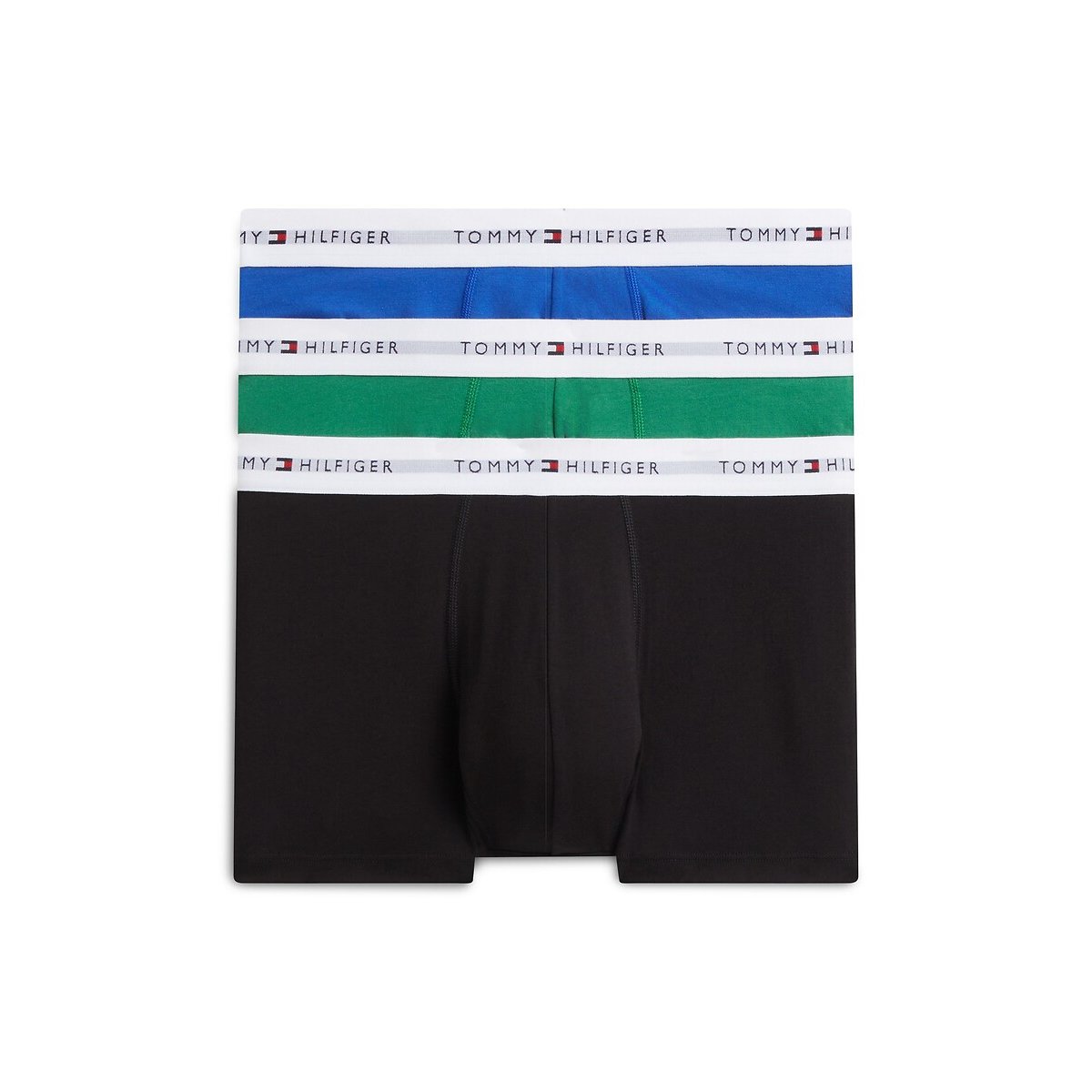 Tommy Hilfiger Pack Of 3 Everyday Essentials Hipsters Men's Blue+Green+Black Extra Large - La Redoute - Image 3