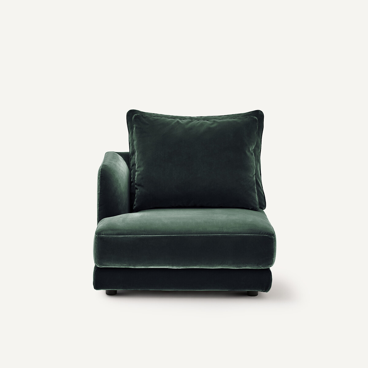 AM.PM Halve bank links, modulair, van fluweel, TIBERIO