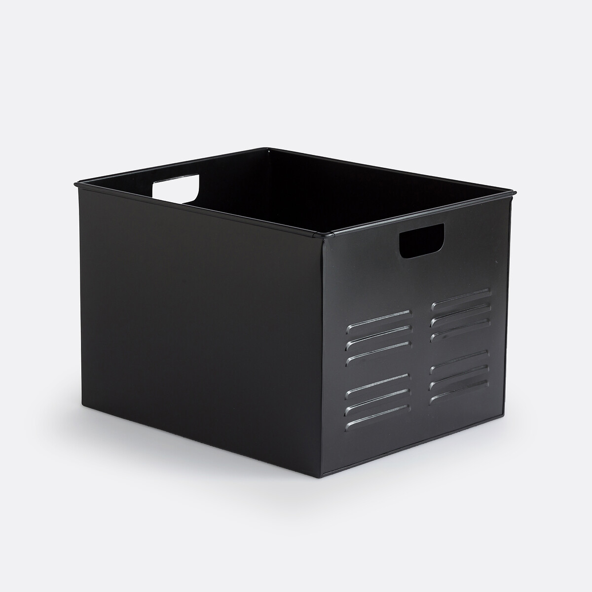 La Redoute Interieurs Hiba Metal Storage Box Unisex Black