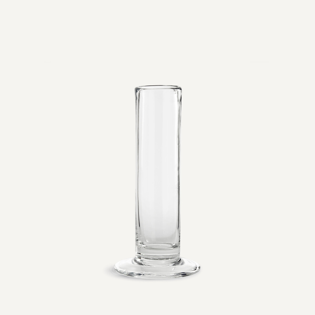 Am.pm Stille Straight Cylindrical Vase In Glass H24cm Unisex Transparent