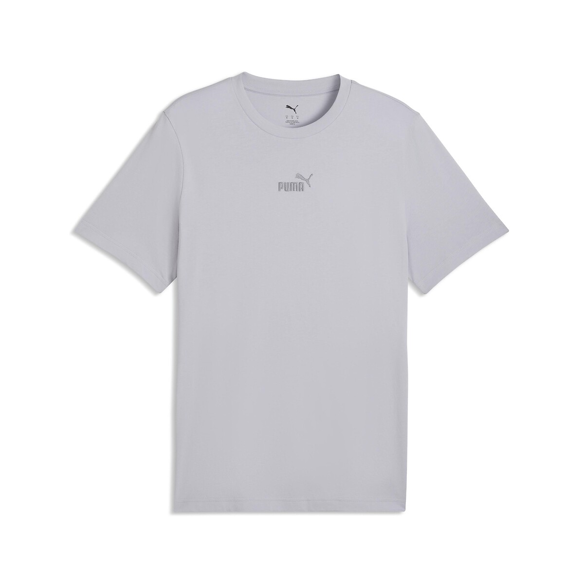 Puma Logo T-Shirt With Short Sleeves Men's Grey Extra Large